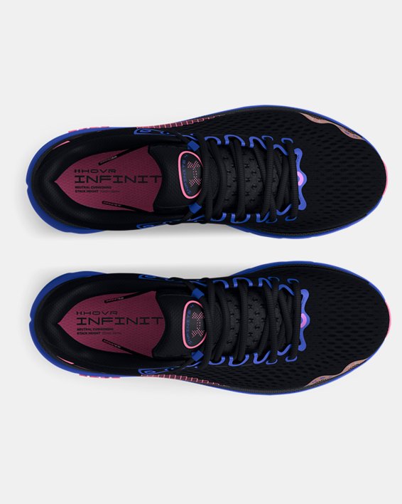 Women's UA HOVR™ Infinite 4 Run Anywhere Running Shoes in Black image number 2